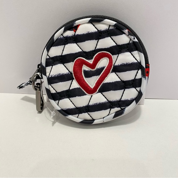 lug Accessories - Lug Circle Pouch Ladybug Lane NWT. EMBROIDERED HEART